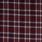 Preview: Baumwoll-Flanell Maverick, Karo, hellgrau/bordeaux